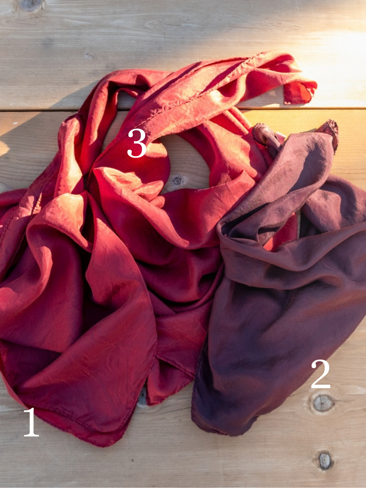 Madder Silk Scarf