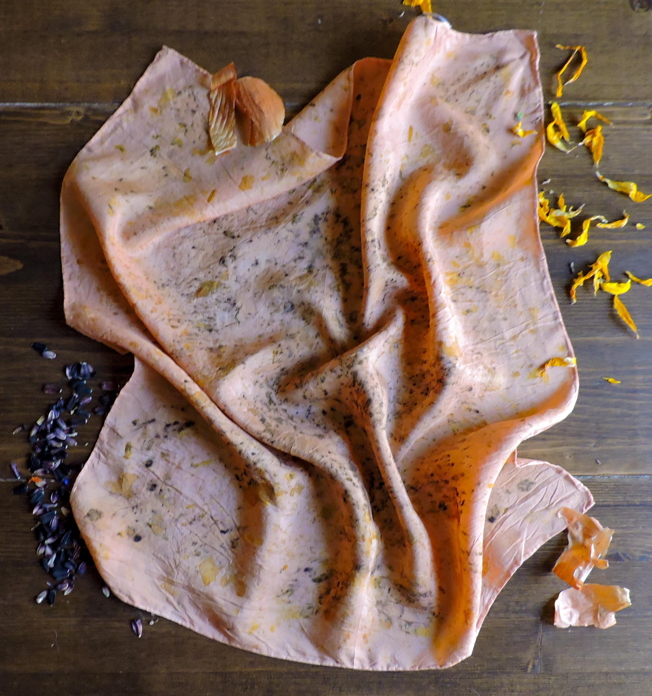 Bundle Dye Silk Scarf | Natural Dye | Wild Rag