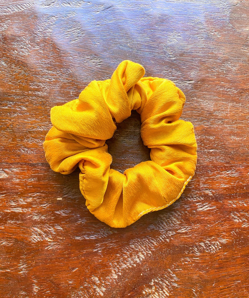 Silk Scrunchie | Hand-Dyed 100% Silk | Natural Dye |