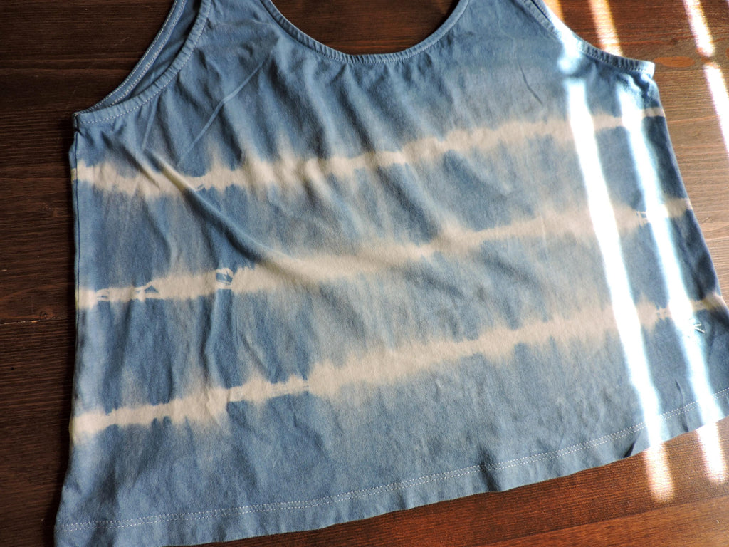 Indigo Tie Dye Tank | Organic Cotton Women's Top