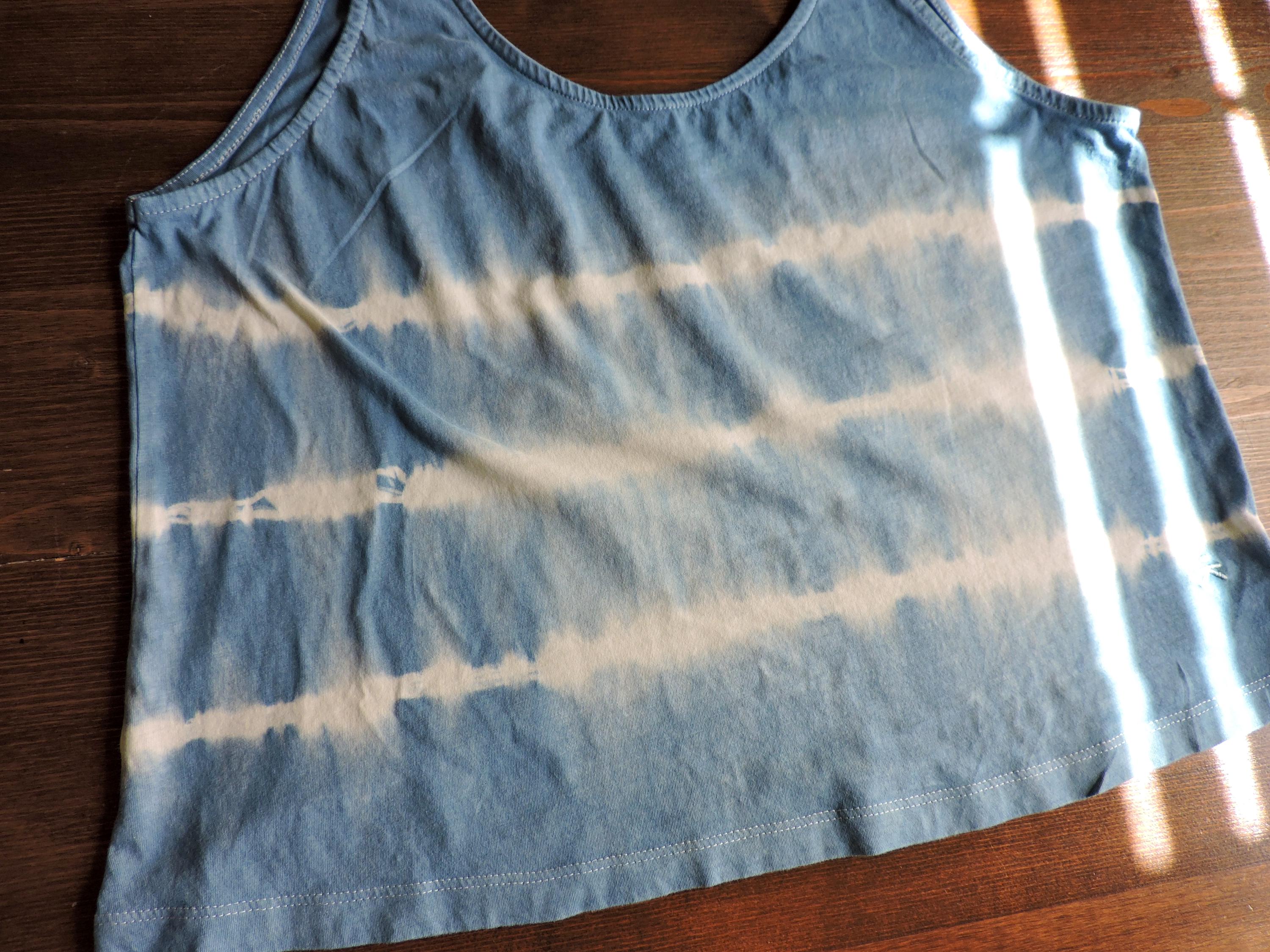 Indigo Tie Dye Tank | Organic Cotton Women's Top