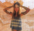 Indigo Tie Dye Tank | Organic Cotton Women's Top