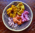 Silk Scrunchie | Hand-Dyed 100% Silk | Natural Dye |