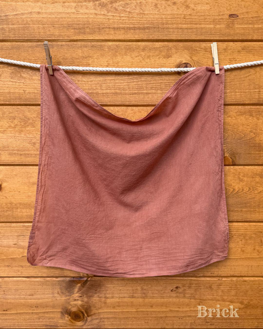 Wild Rag | Organic Cotton Bandanas | Naturally Dyed | Compostable | Plant Dye | Golden Hour Dye