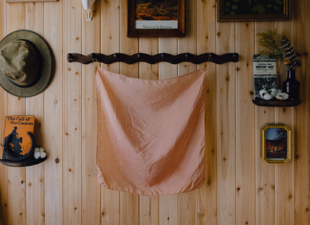 Soft Rose Silk Scarf