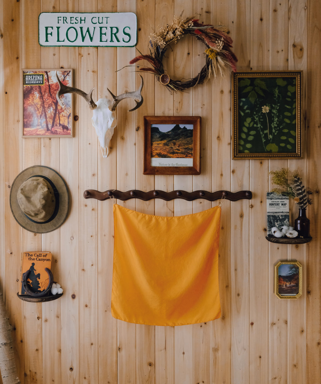 Coreopsis Silk Scarf