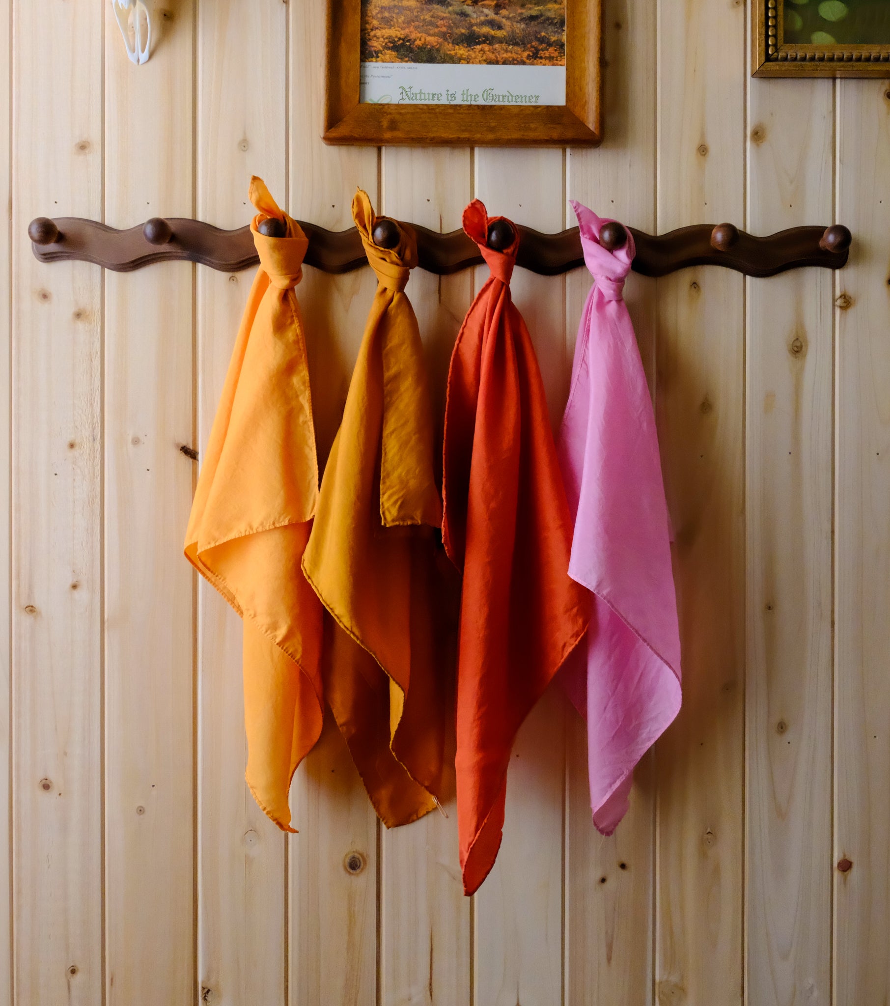 Cochineal Silk Scarf