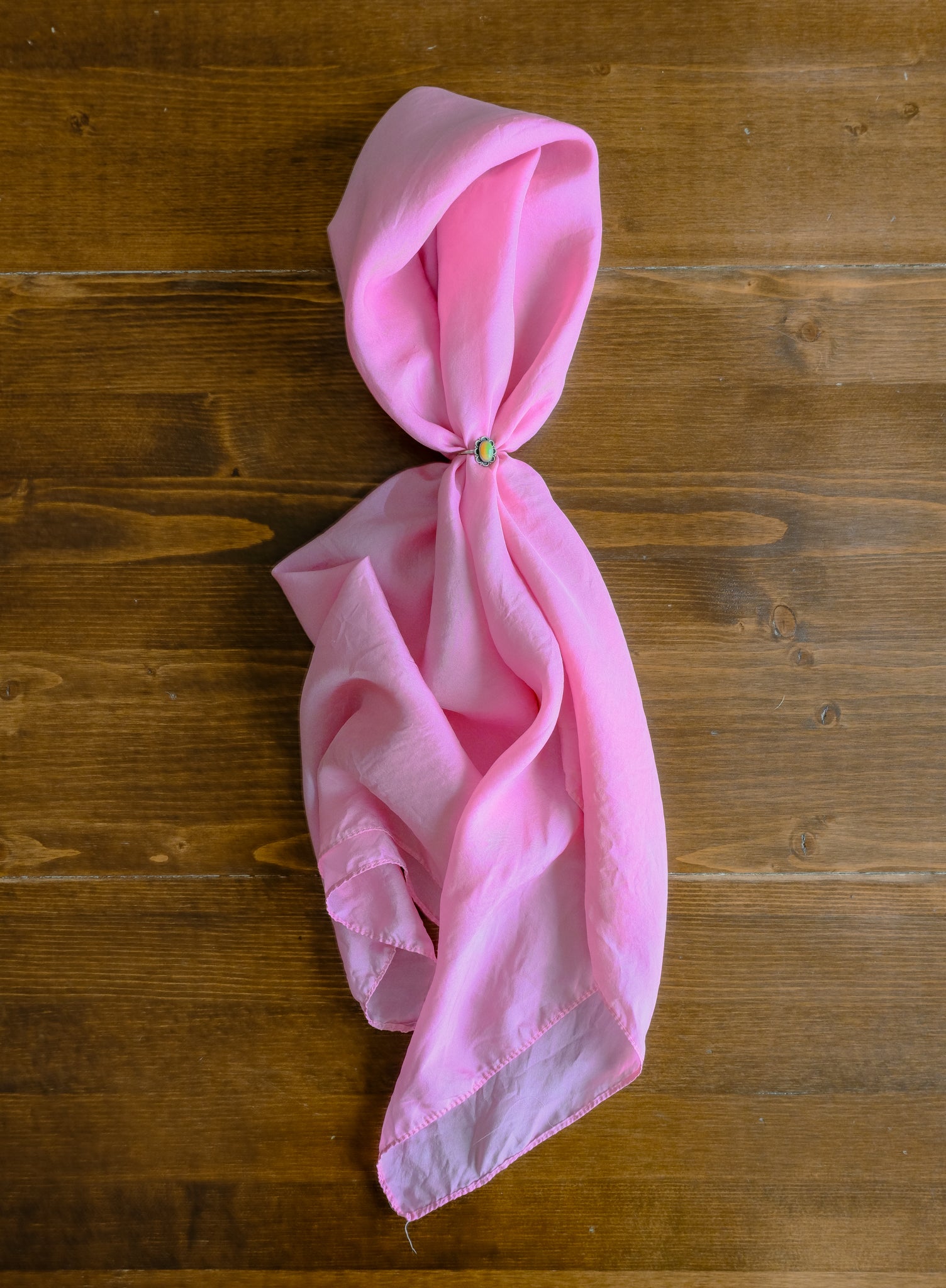 Cochineal Silk Scarf
