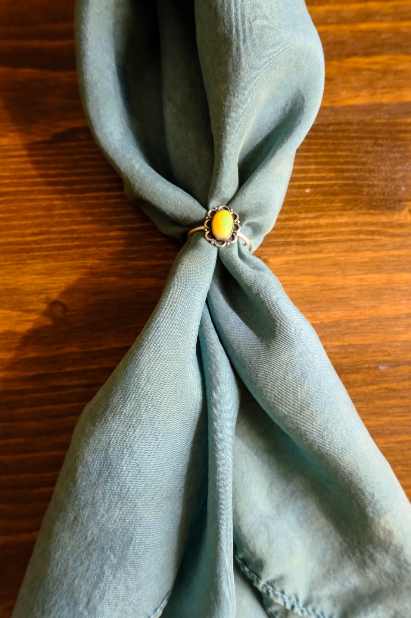 Evergreens Silk Scarf
