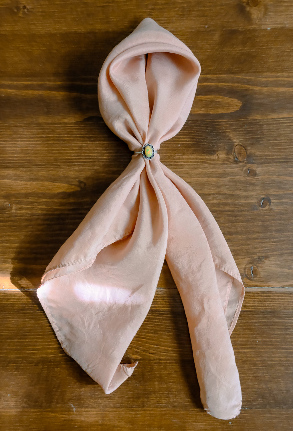 Soft Rose Silk Scarf