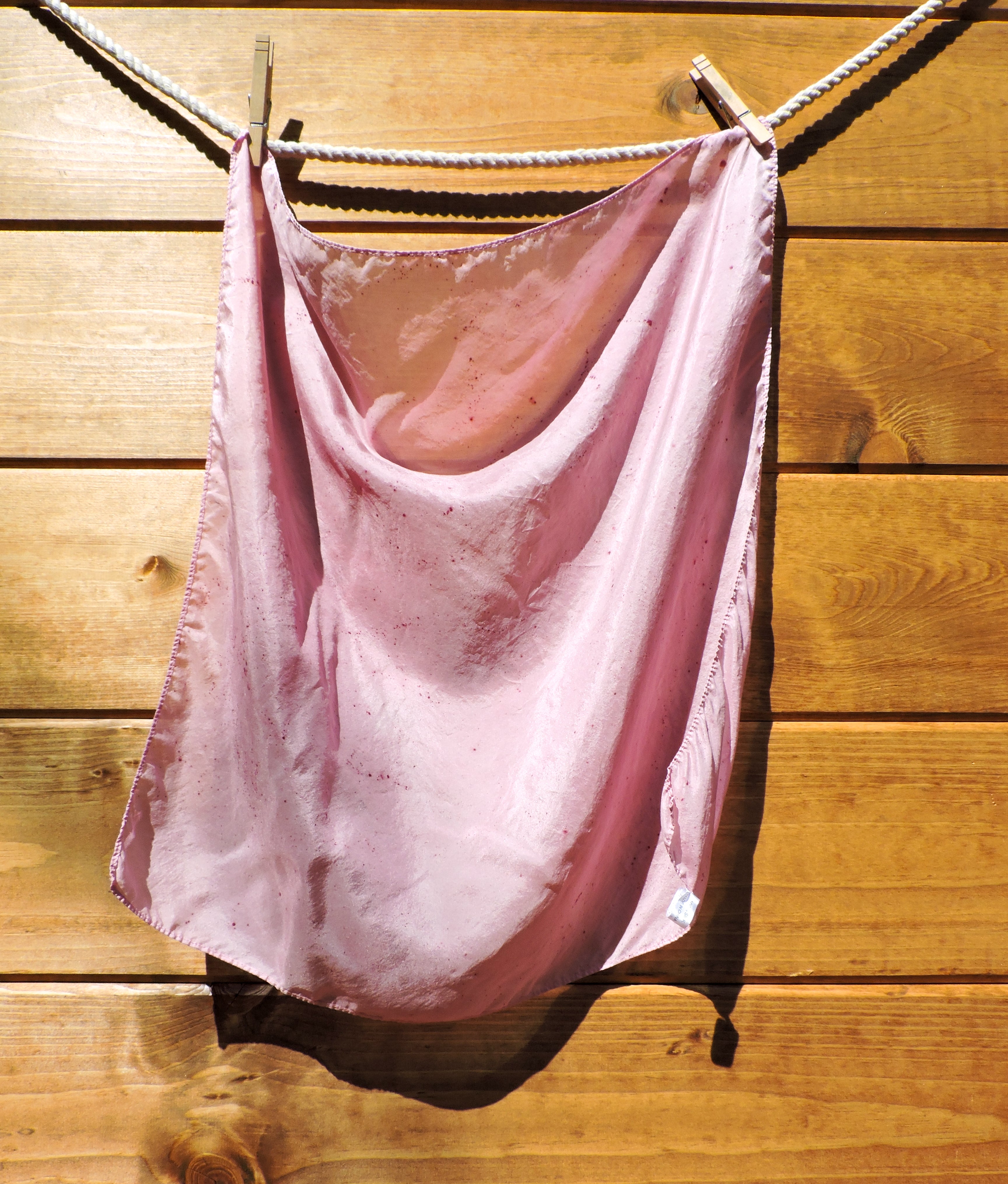 Bundle Dye Silk Scarf