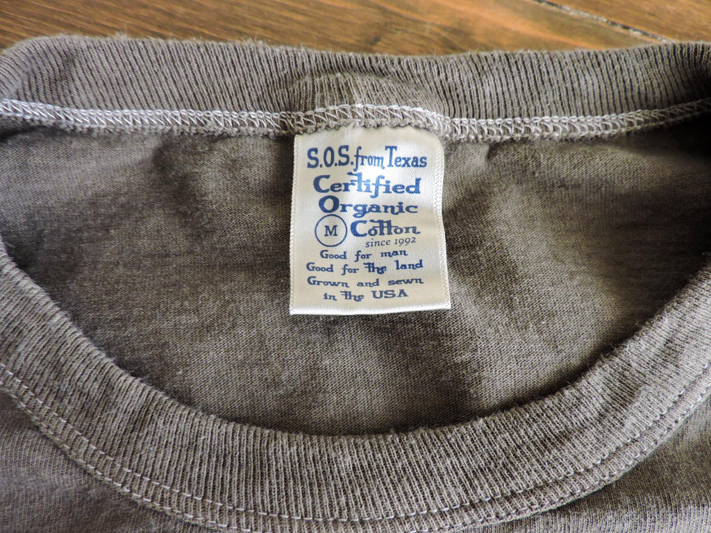 Long Sleeve Shirt | Natural Dye | Organic Cotton | USA Grown Cotton | Unisex