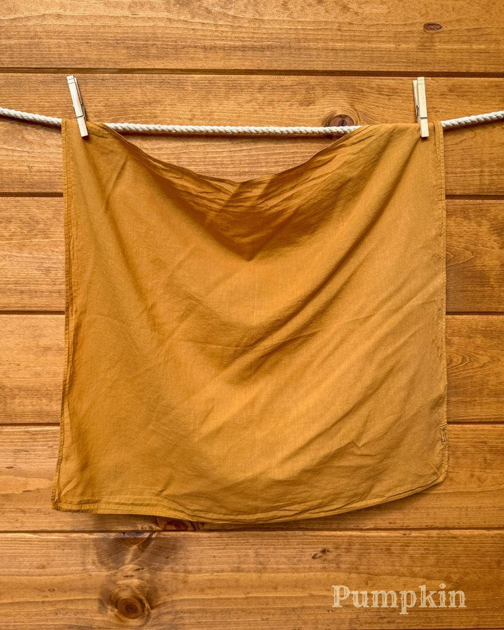 Wild Rag | Organic Cotton Bandanas | Naturally Dyed | Compostable | Plant Dye | Golden Hour Dye