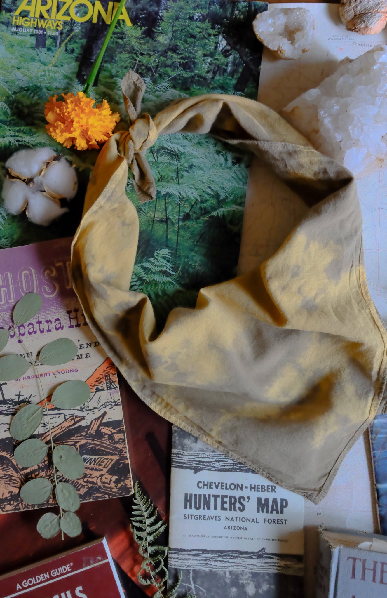 Tie-Dye Bandana – Marigold